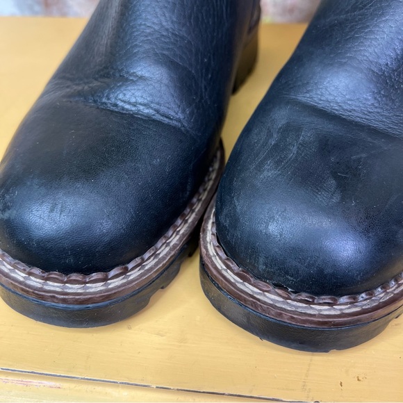BLONDO Black Leather Shearling Lined Boots, 9.5B - Picture 6 of 13
